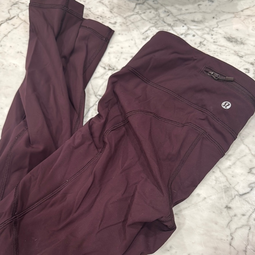 lululemon athletica Women's Burgundy Pants